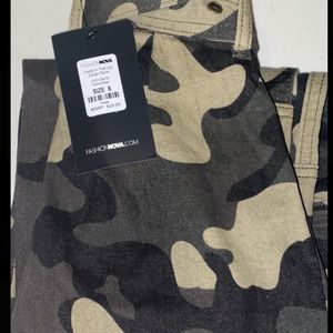 Camouflage Jogger pants.